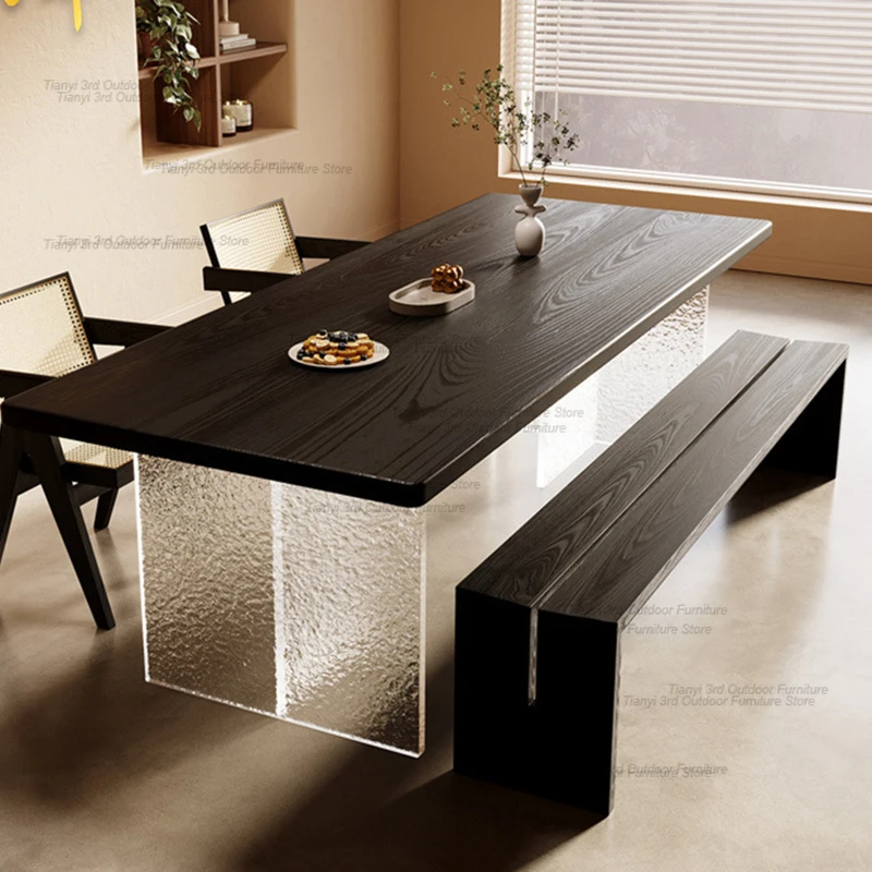 Роскошные обеденные столы в скандинавском стиле деревянные журнальные столики