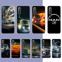 man truck phone case for samsung s21 a10 for redmi note 7 9 for huawei p30pro honor 8x 10i cover