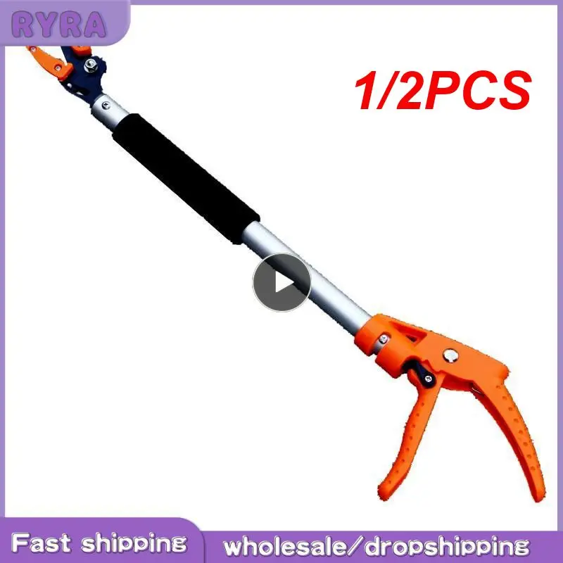 

1/2PCS 0.6m Short Reach Telescopic Pruning And Hold Bypass Pruner Cutting Fruit Picker Tree Cutter Garden Tools