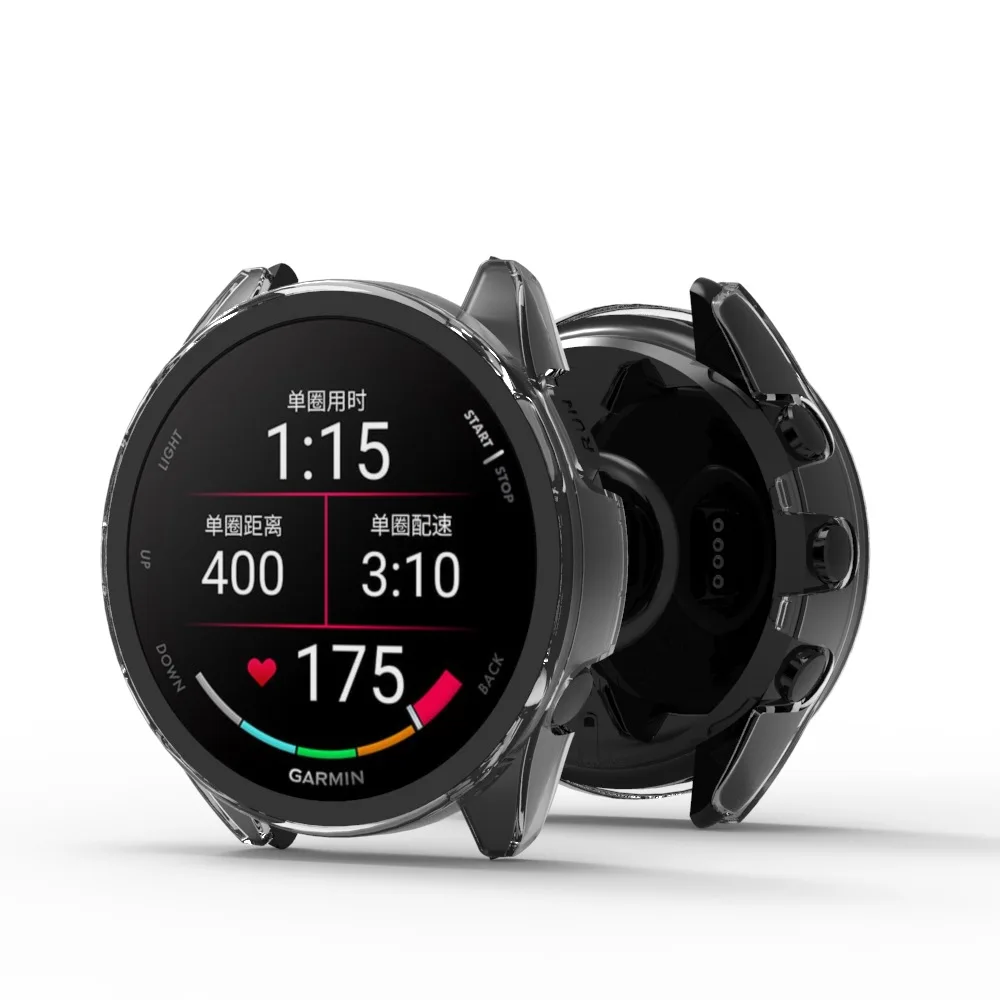 Защитная пленка для экрана с жесткими краями смарт-часов рамка Garmin Forerunner 165