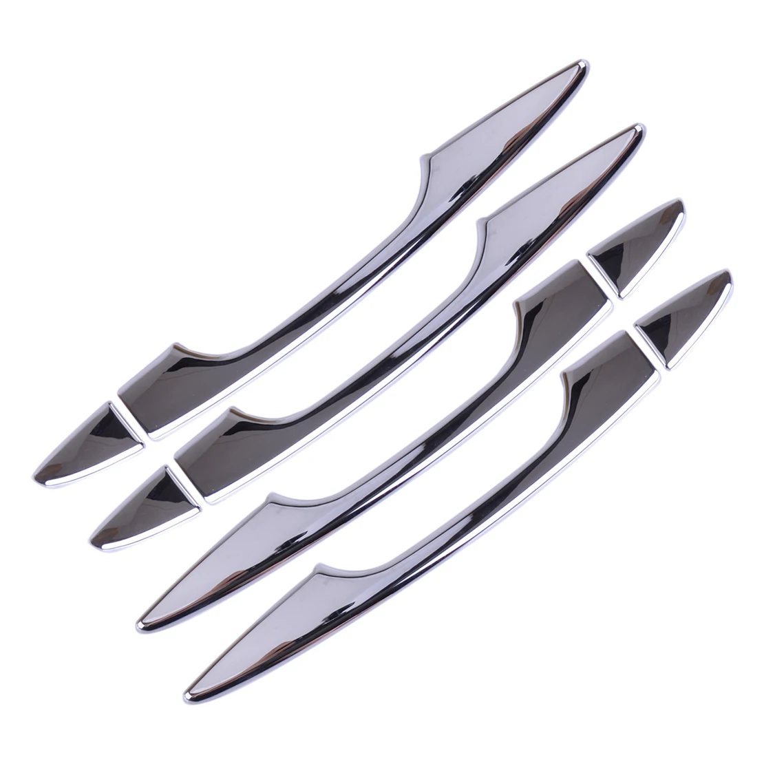 

8 шт./компл. боковая дверная ручка, верхняя крышка, пластиковая отделка, подходит для Mitsubishi Outlander 2022, хром-стиль