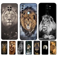 black tpu case for xiaomi redmi 7a 8 8a 9 9a 9c phone case redmi note 8t 8 pro t note 9 9s 9 pro back cover the lion king animal