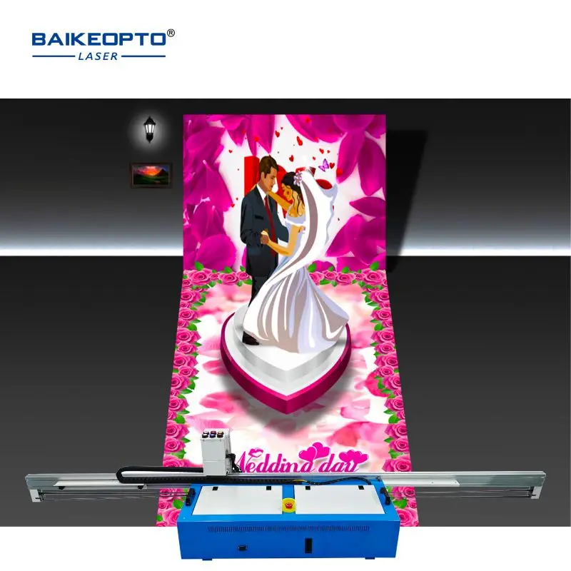 2 в 1 напольный и Настенный 3D УФ принтер с двойной головкой TX800 Рисование автомат