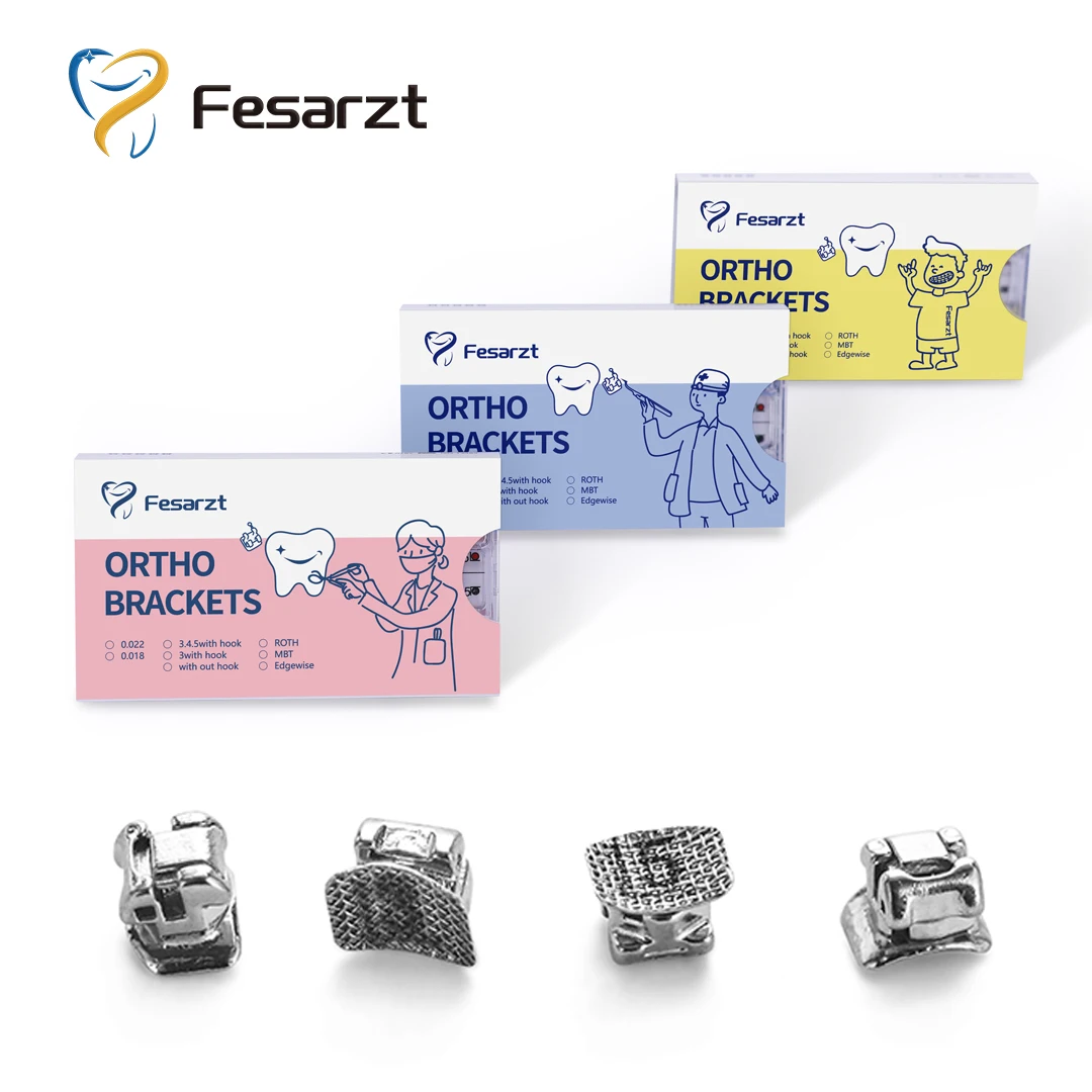 20 шт./компл. Стоматологические Ортодонтические металлические самолигирующиеся