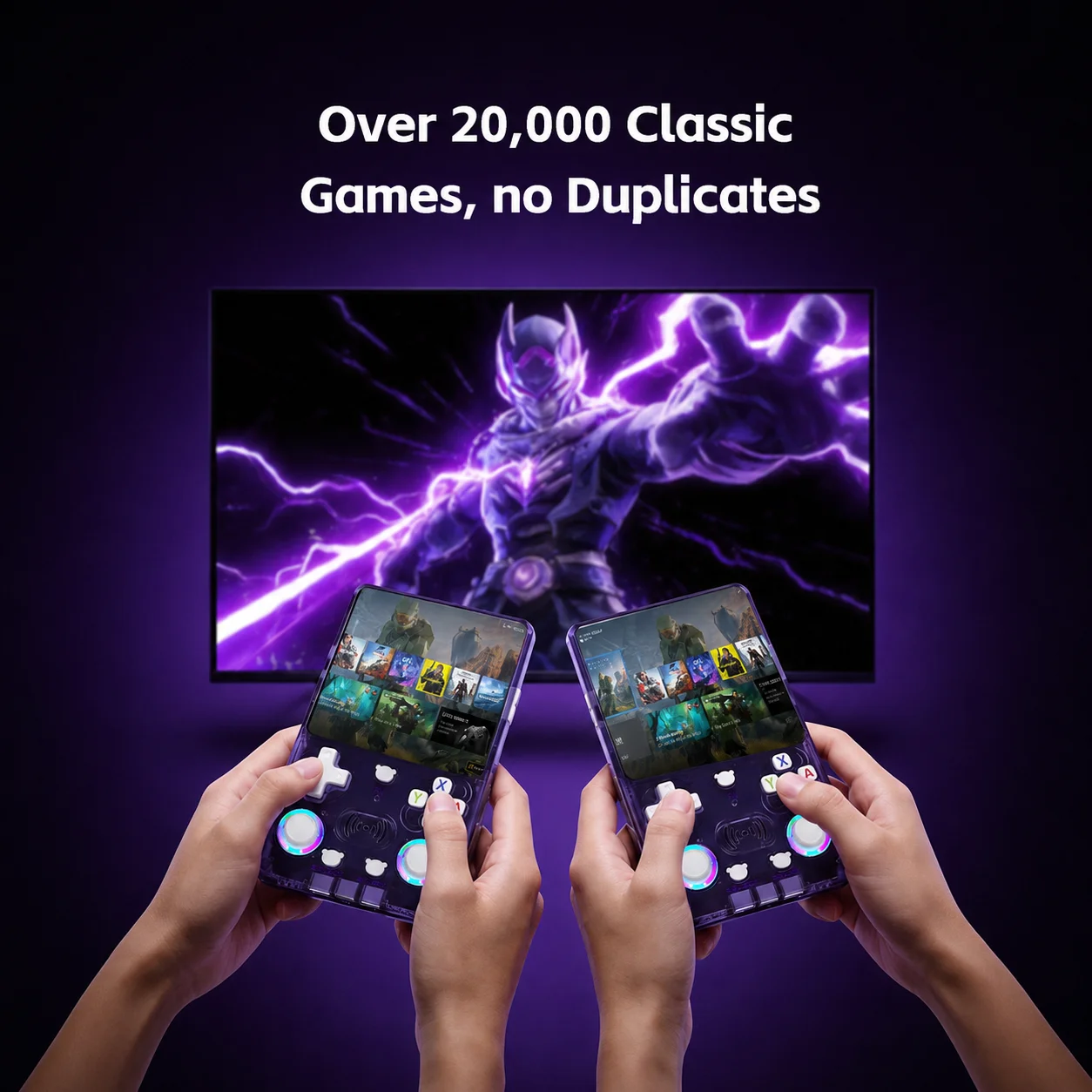 Фото Портативная игровая консоль X36Ultra Dual System с 4,2-дюймовым IPS-экраном с полной ламинацией, поддержкой Plug and Play, встроенными 20000+ классическими играми, без необходимости загрузки. №3