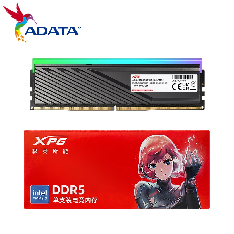 ADATA XPG LANCER Blade RGB DDR5 MEMORY 16GB 6000MHz 16GB 6400MHz 32GB