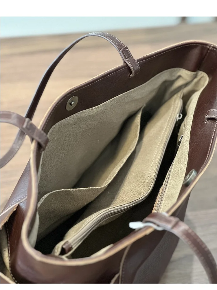 Женская сумка растительного дубления модель 2024 года Новая высококачественная