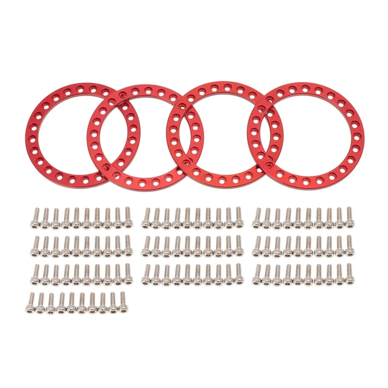 

4 шт., металлические 1,9 дюйма Φ кольцо Beadlock для 1/10 RC Crawler Car Axial SCX10 90046 Traxxas