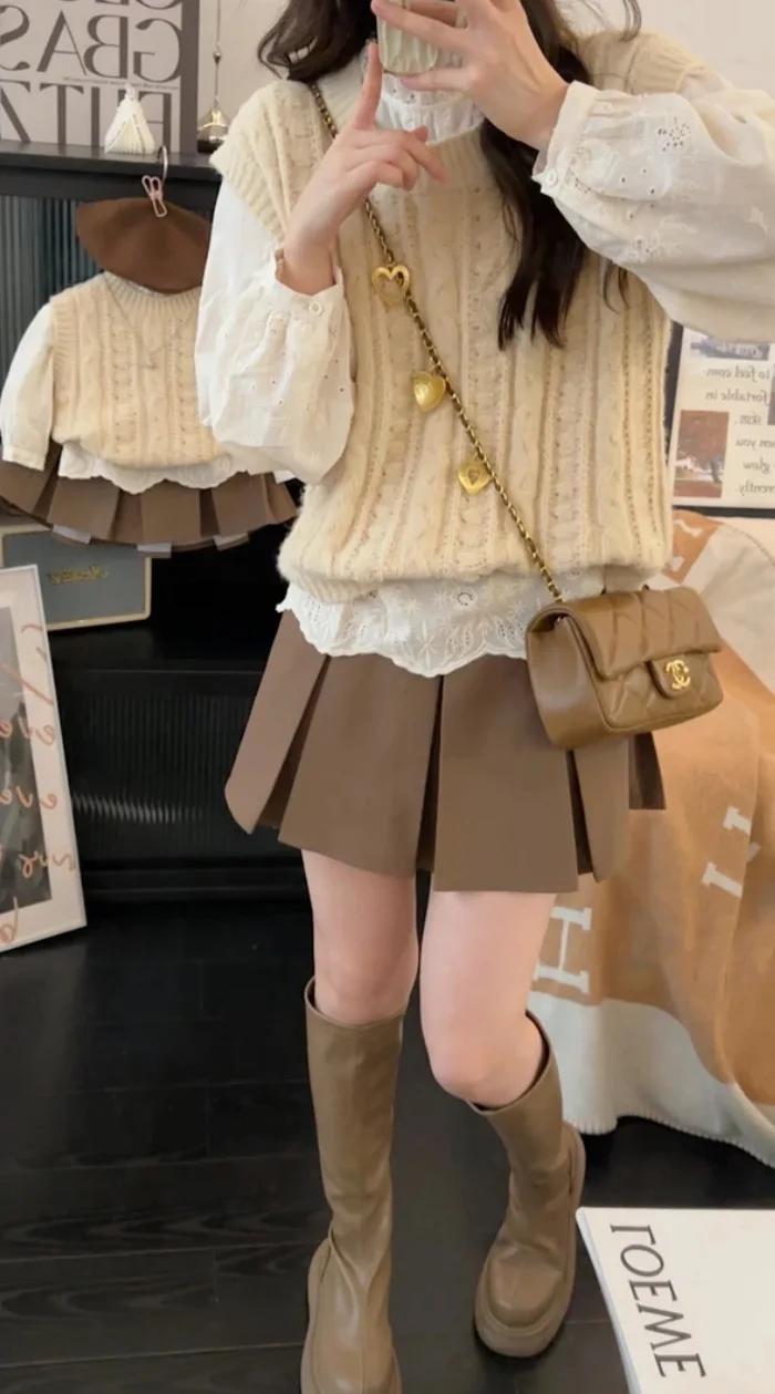 

Женский комплект из топа и юбки, с цветочным принтом