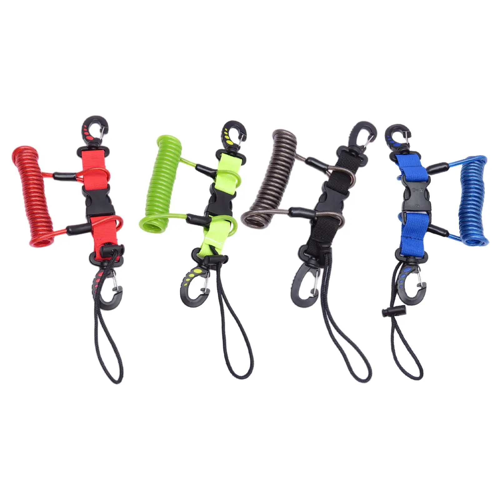 

Heavy Duty Dive & Fishing Lanyard, Stainless Clips, Quick Release