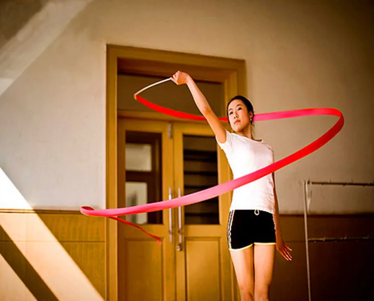 500 шт. цветная лента для танцев в спортзале 4 м |