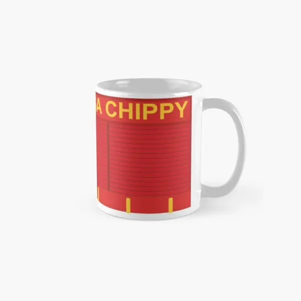 

Binley Mega Chippy Classic Mug Picture Coffee Simple Cup Gifts Printed Image Handle Round Drinkware Photo Design Tea