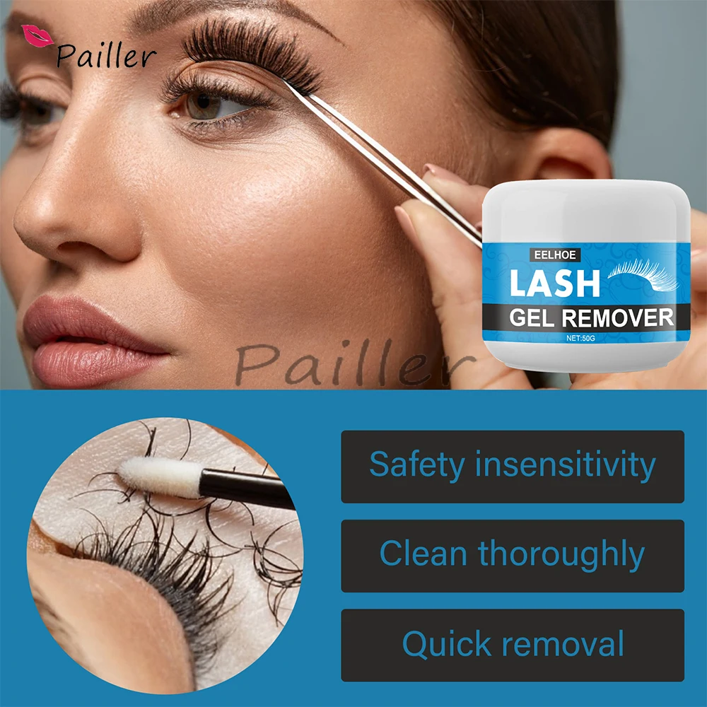

Eyelash Glue Remover Gel Eyelash Extension Remover Cream Lash Extension Remover Low Irritation Cream for Sensitive Skin 30g