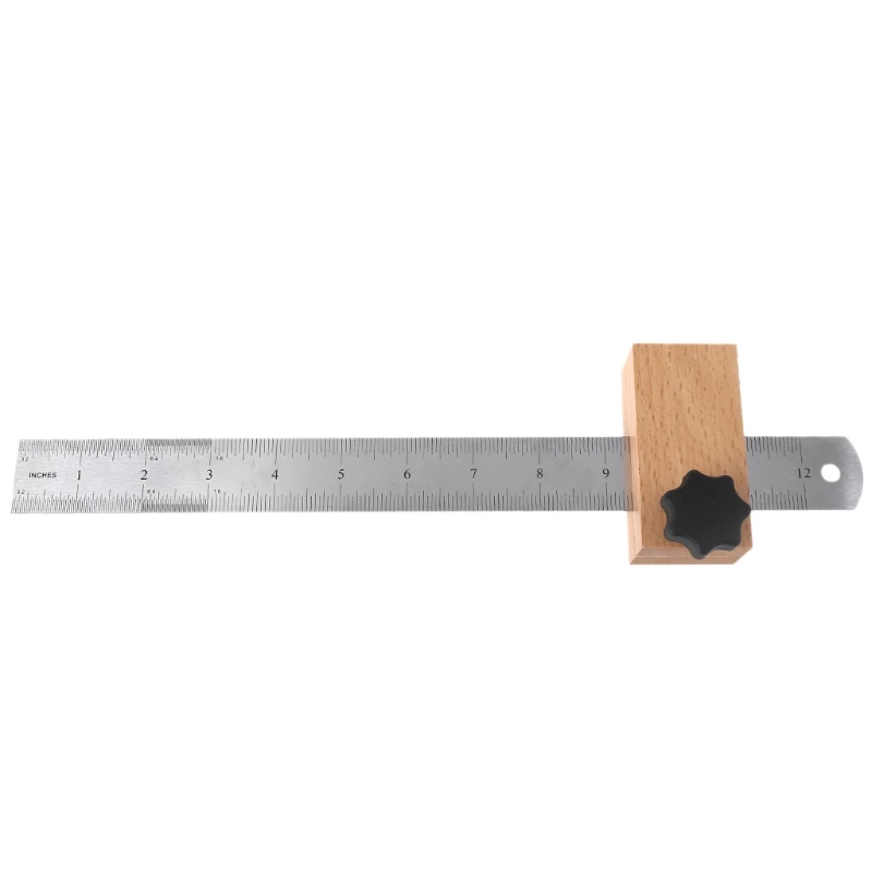 

12 Inches Woodworking Line Locator Stop Block DIY Measuring Tool New