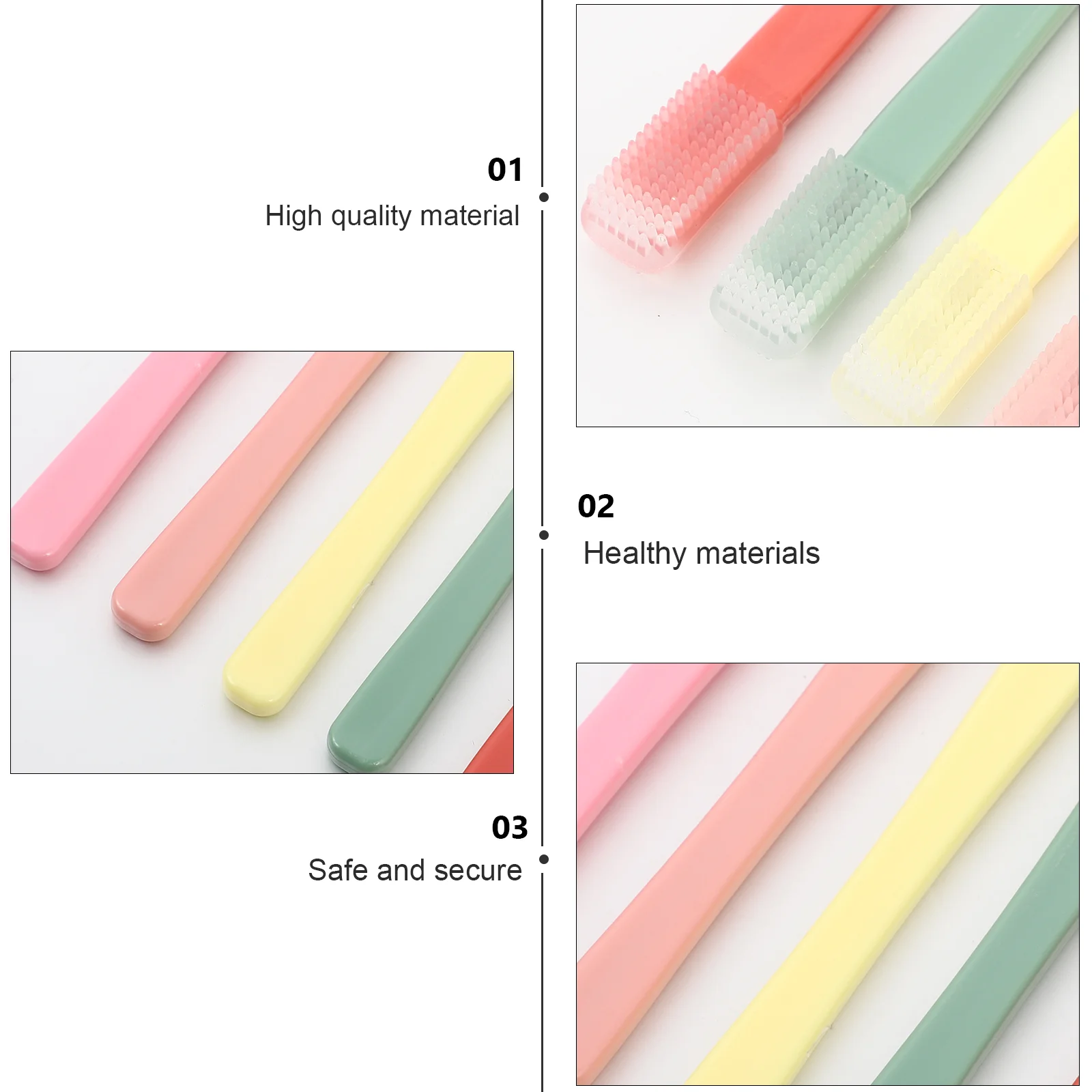 5 шт. детская зубная щетка с мягким мехом детские зубные щетки для малышей