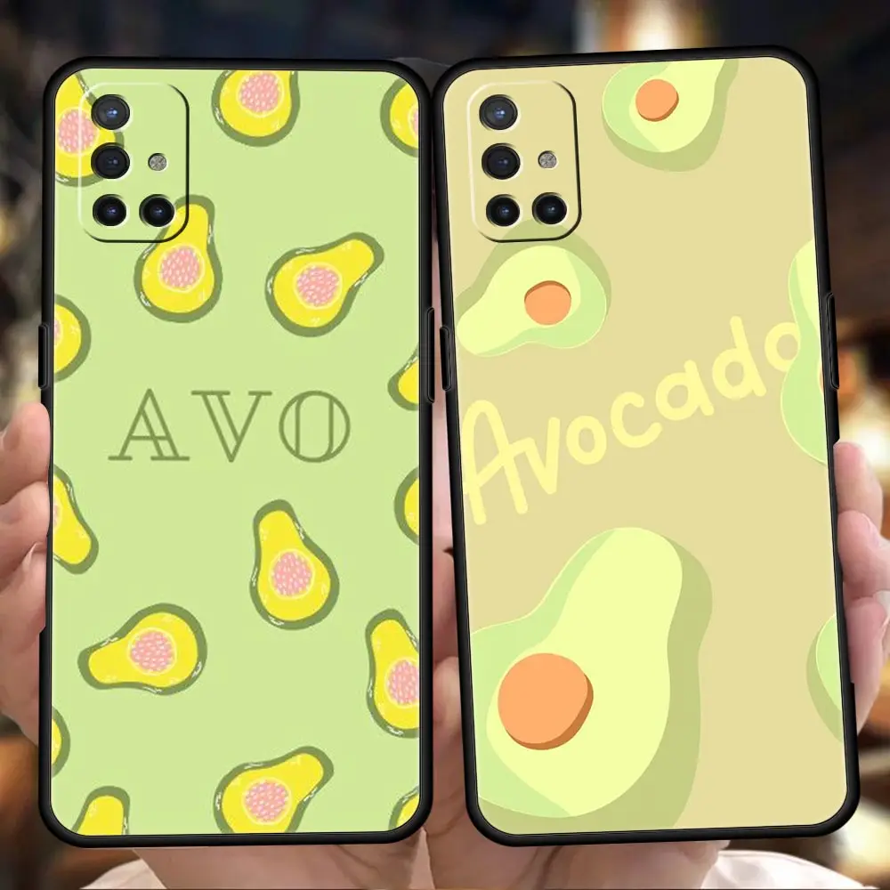 

Cute Avocado Luxury Phone Case Shell For Oneplus Nord N100 N200 N10 7 8 9 7T 8T 9R 9RT CE 2 Z Pro 5G Silicone Cover Fundas TPU