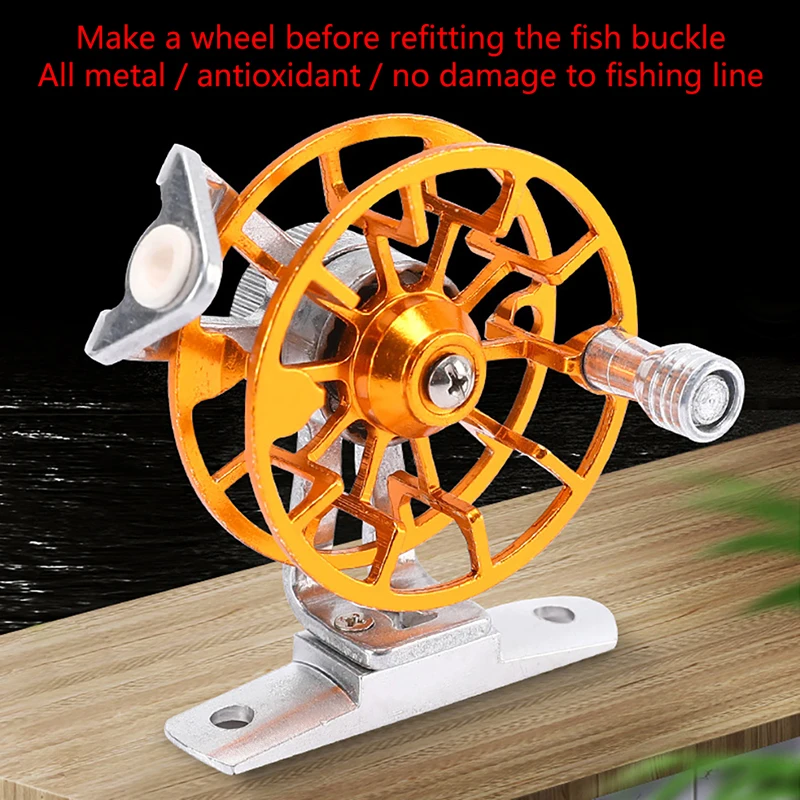 0.26/100m Line Capacity 1:1 Speed Hollow High-strength Anti-corrosion Fishing Tackle Accessories