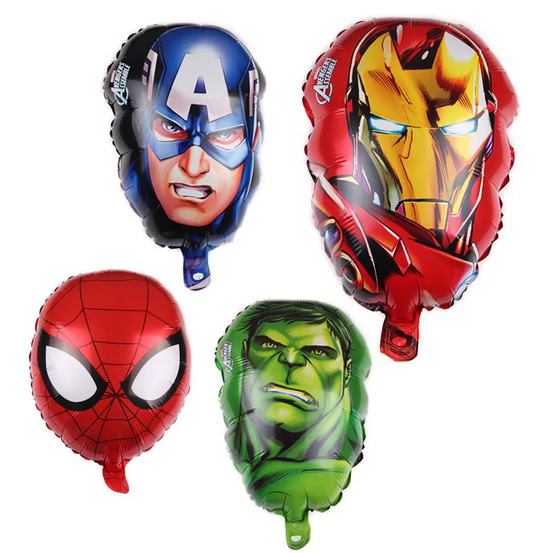 Мстители супергерой воздушный шар из алюминиевой пленки Marvel Человек-паук