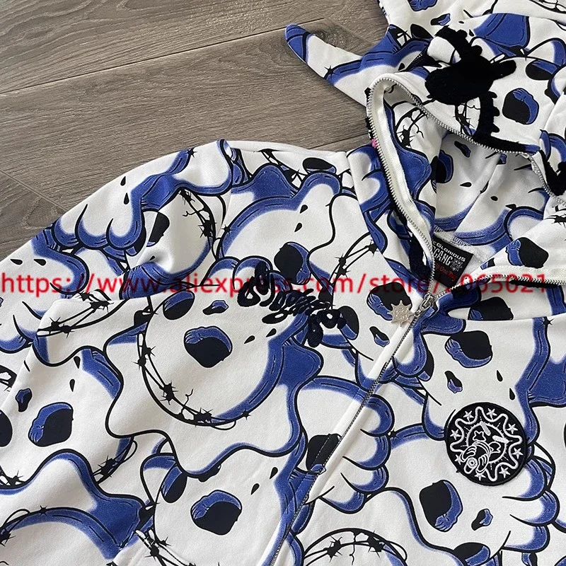 Худи камуфляжное на молнии для мужчин и женщин 1:1