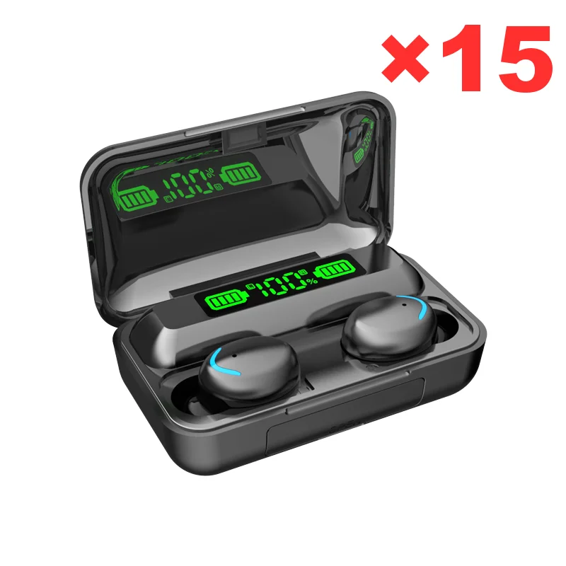 Online الأصلي بالجملة F9 اللاسلكية سماعة بلوتوث سماعات F9 5c Tws سماعة مساعدات للسمع Handfree مع هيئة التصنيع العسكري سماعات بيع 15 قطعة