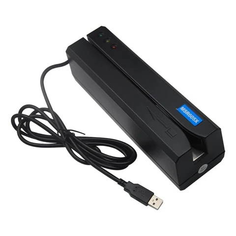 Устройство чтения карт памяти USB MSR X6, устройство чтения записей msrx6 без Bluetooth-Совместимо с msr206 msr605 msrx6 MSRX6BT msr605X