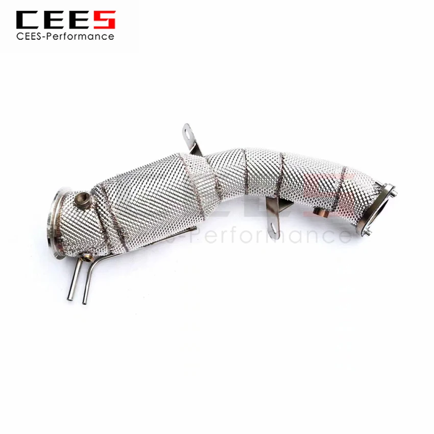 

Exhaust System For Cadillac XT4 XT5 2.0T 2019-2023 Headers With Catalyst Test Pipe Converter High Flow Catted Exhaust Downpipe