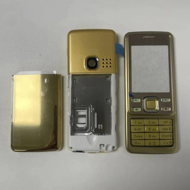 Фото Полный передний корпус с клавиатурой для Nokia 6300 C3 C3-00 C5 C5-00 6303, задняя крышка батареи, корпус. №1