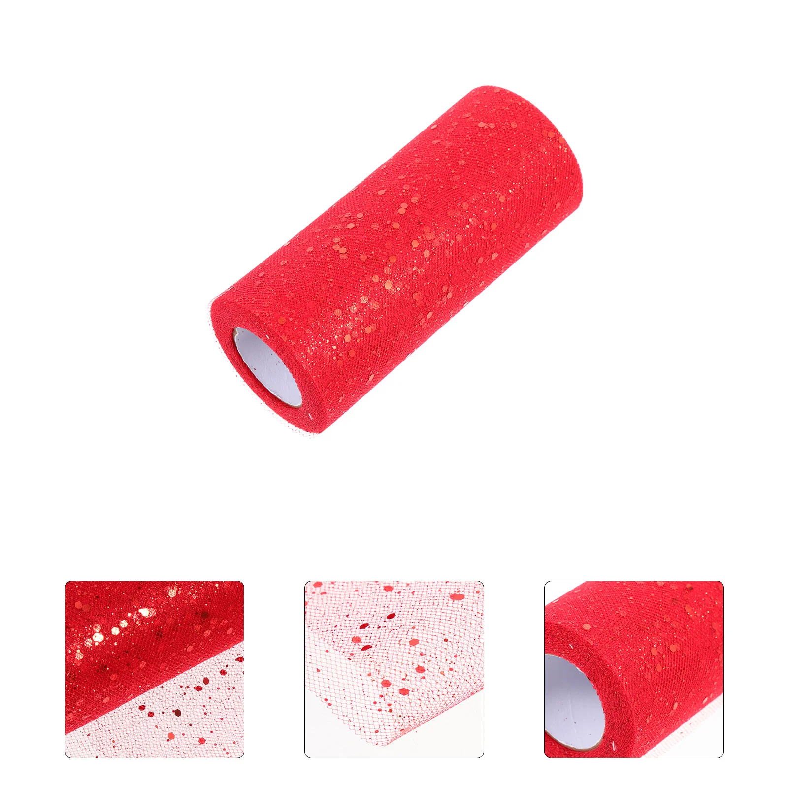 

1 Roll of Decorative Tulle Fabric Colored Tulle Ribbon Roll Creative Tulle Fabric Wedding Tulle Ribbon