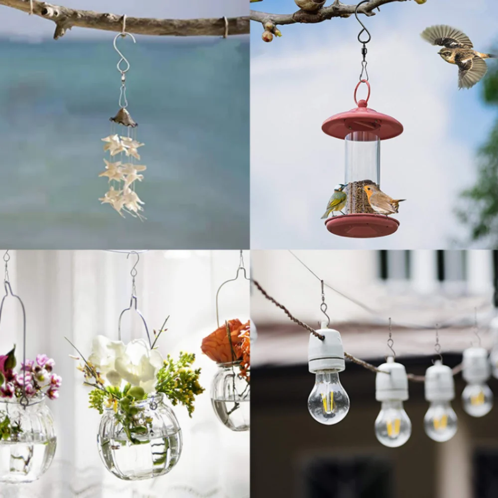 Крючок Поворотный черный 8 0 см 360 градусов 5 шт.