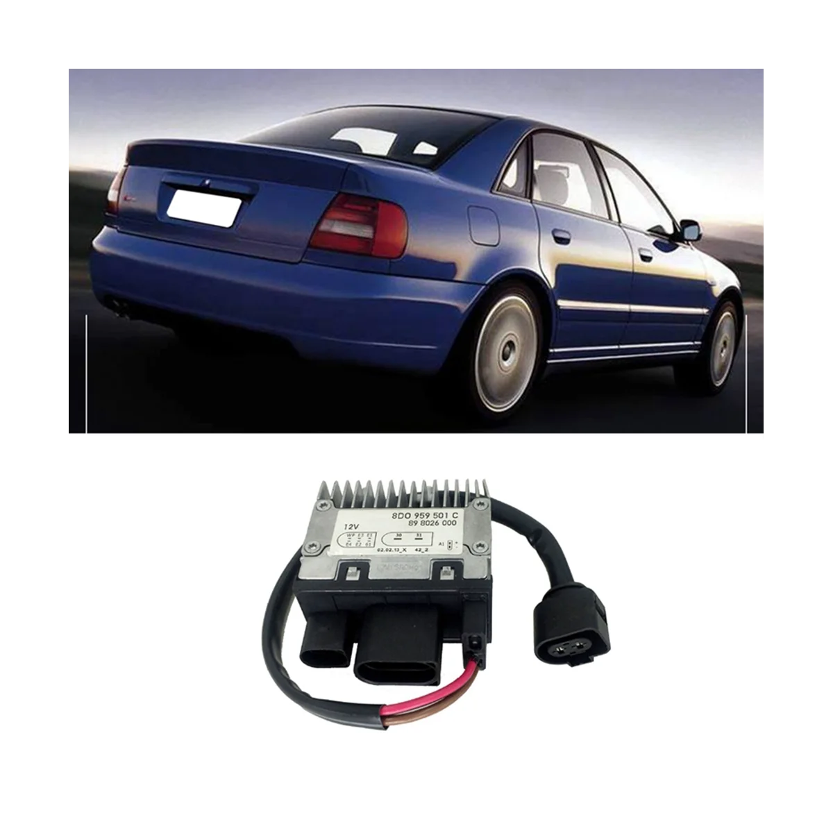 Модуль блока управления вентилятором автомобиля для Volkswagen Passat 2.8L 2001-2005 номер