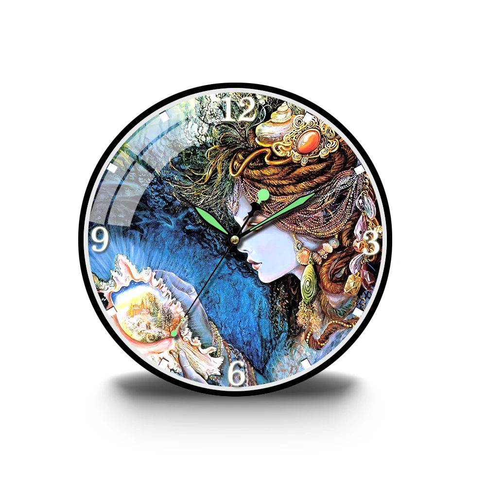 

Ocean Beauty and Shells HD Wall Clock Modern Design Silent Movement Wall Clock Large Size Home Decoration