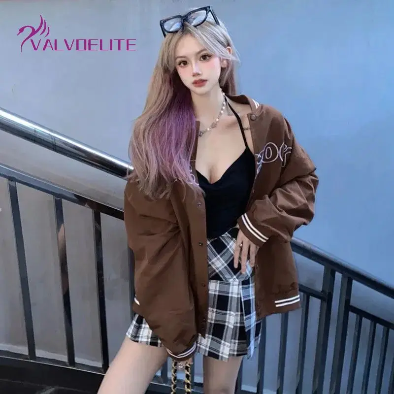 

New Woman Plush Jacket Winter Plus Velvet Warm Jacket Casual Outdoor Sports Lovers Baseball Uniform Kawaii Student Thick Coa
