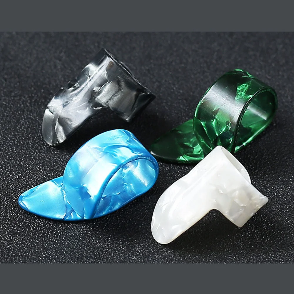 

Celluloid Finger Pick Thumb Forefinger Plectrum Sheath for Acoustic Electric Guitar Bass Ukulele Stringed Instrument Accessories