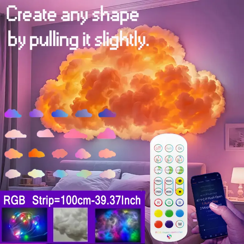 

NIMIMOON 3D облачный светильник Thunder Smart LED