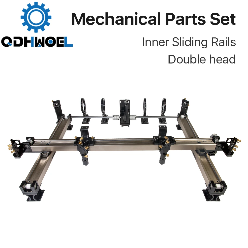 

Mechanical Parts Set 900*600mm Inner Sliding Rails Kits Spare Parts for DIY 9060 CO2 Laser Engraving Cutting Machine