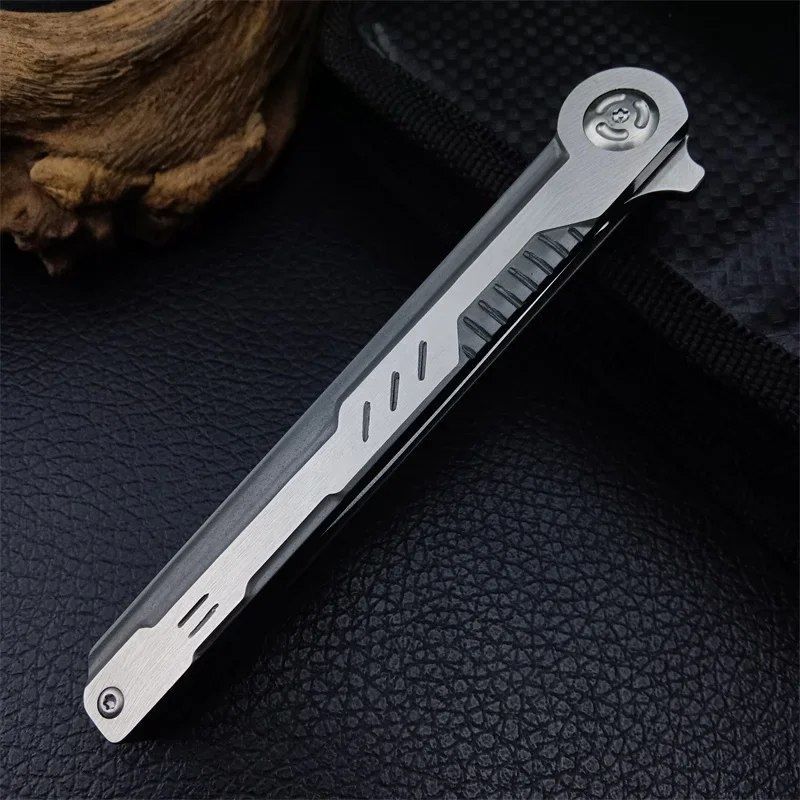 Открытый механический карманный нож 7Cr13Mov стальное лезвие открытый тактический