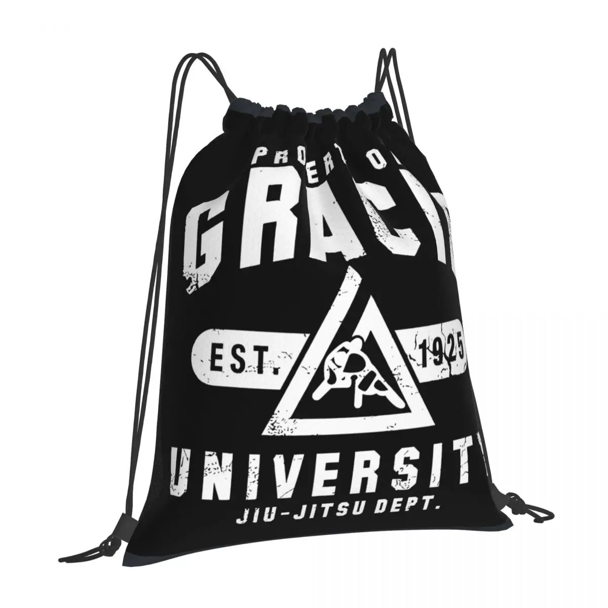 

Brazil Jiu Jitsu Gracie Universitygym Martial Drawstring Backpacks Men Handbag Small Backpack Travel Sport Outdoor Storage Bag
