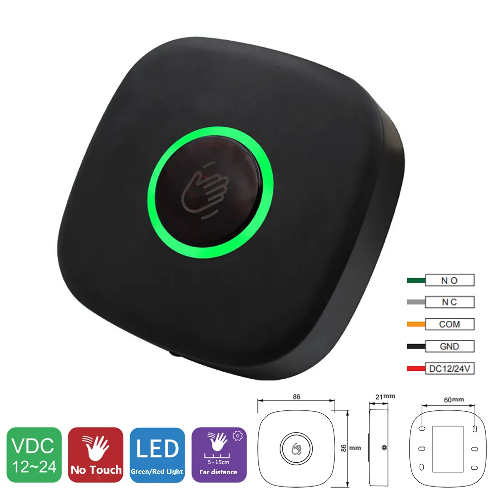 

Инфракрасная кнопка открытия двери Asia-Teco GH70B/GH80B