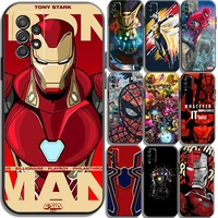 marvel iron man phone cases for xiaomi redmi poco x3 gt x3 pro m3 poco m3 pro x3 nfc x3 mi 11 mi 11 lite cases back cover coque