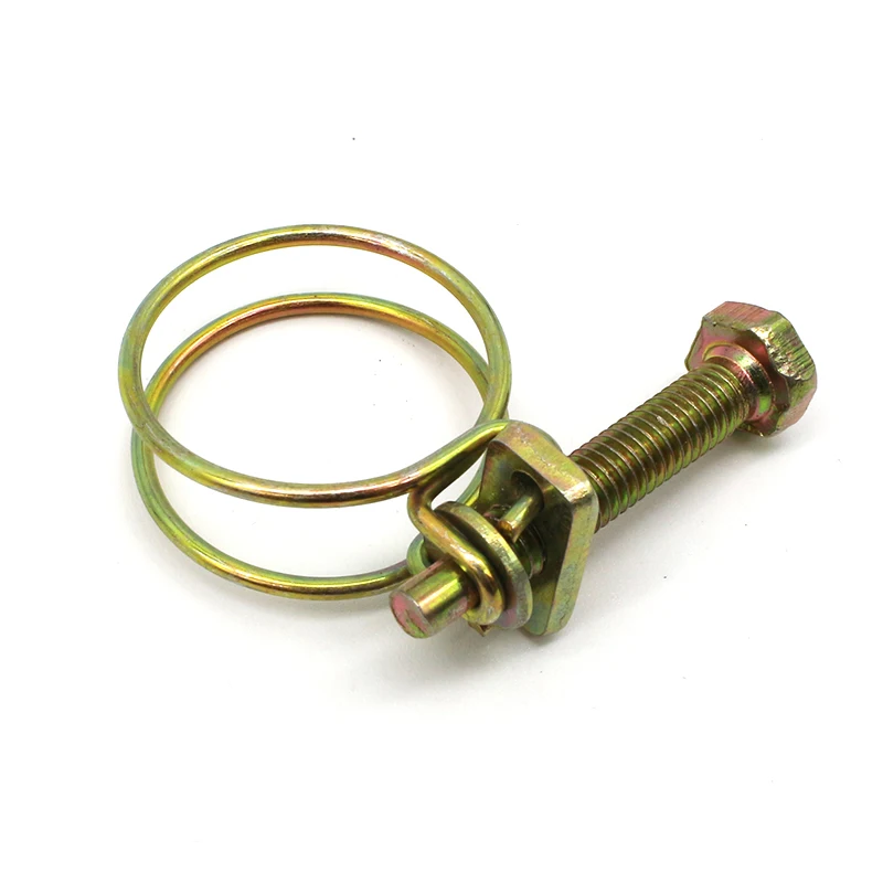 

10 шт. Регулируемый зажим для трубы, двойной провод, зажим для шланга, стандартные размеры 16