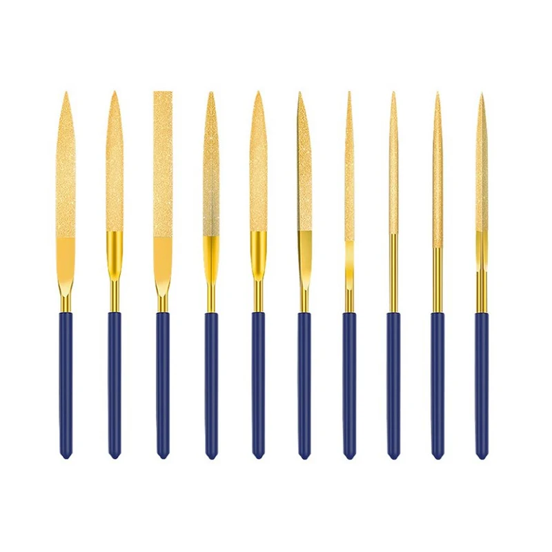 

10 шт. титановые алмазные бриллиантовые напильники в ассортименте