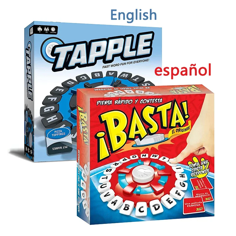 Игра Испанские слова для семьи быстрое мышление БУКВЕННОЕ нажатие новые