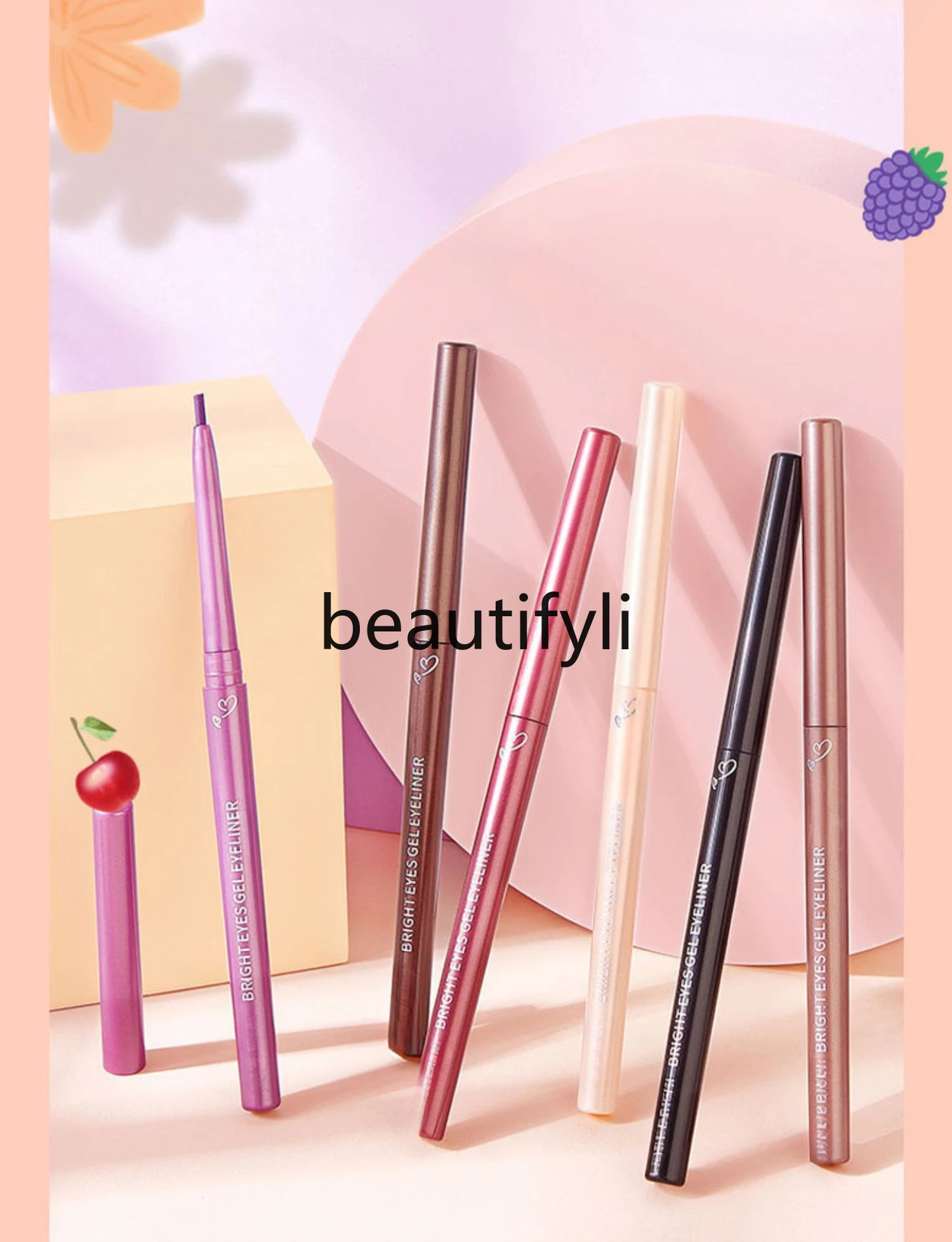 Подводка для глаз без макияжа пятен водонепроницаемая устойчивая к поту