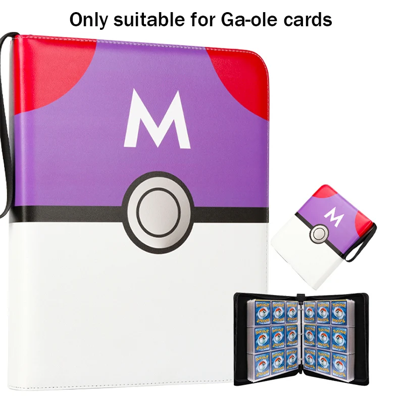 

Pokemon Ga Ole Disk Storage Box Collectible Game Card Book Ga Ole Disk Accessories Can Hold 90 Cards Children's Birthday Gifts