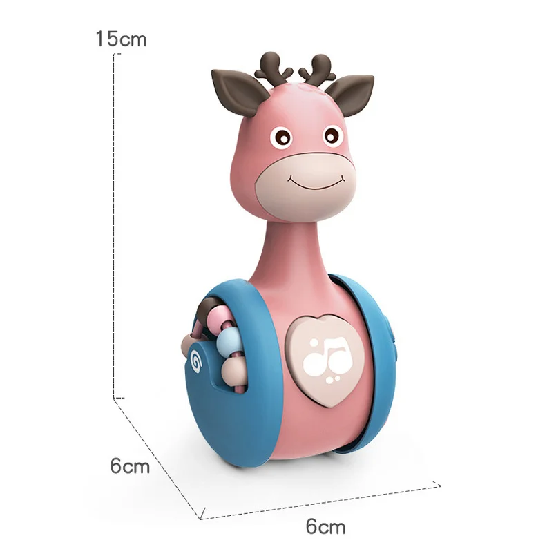 Мобильная детская игрушка-неваляшка для новорожденных 0-12 месяцев музыкальные