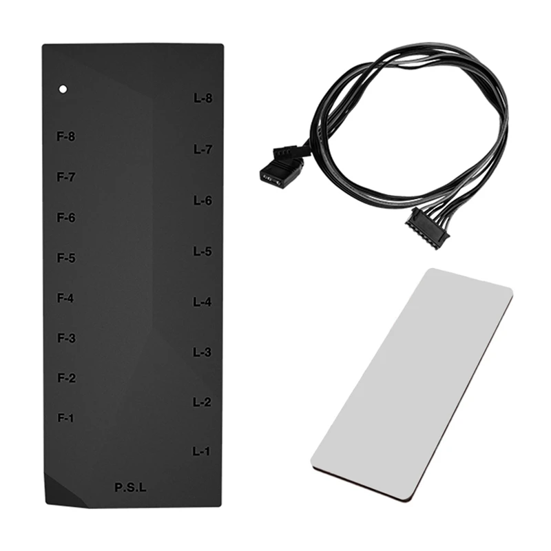 

HA-02 ARGB Hub PWM контроллер вентилятора с питанием 8 Way 5V 3 Pin 8 Way PWM вентилятор для SATA бытовой части компьютера