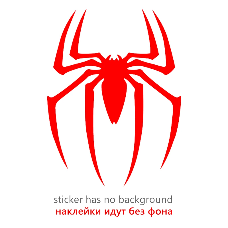 Автомобильная Наклейка на ноутбук компьютер рептилии черный паук мотоцикл