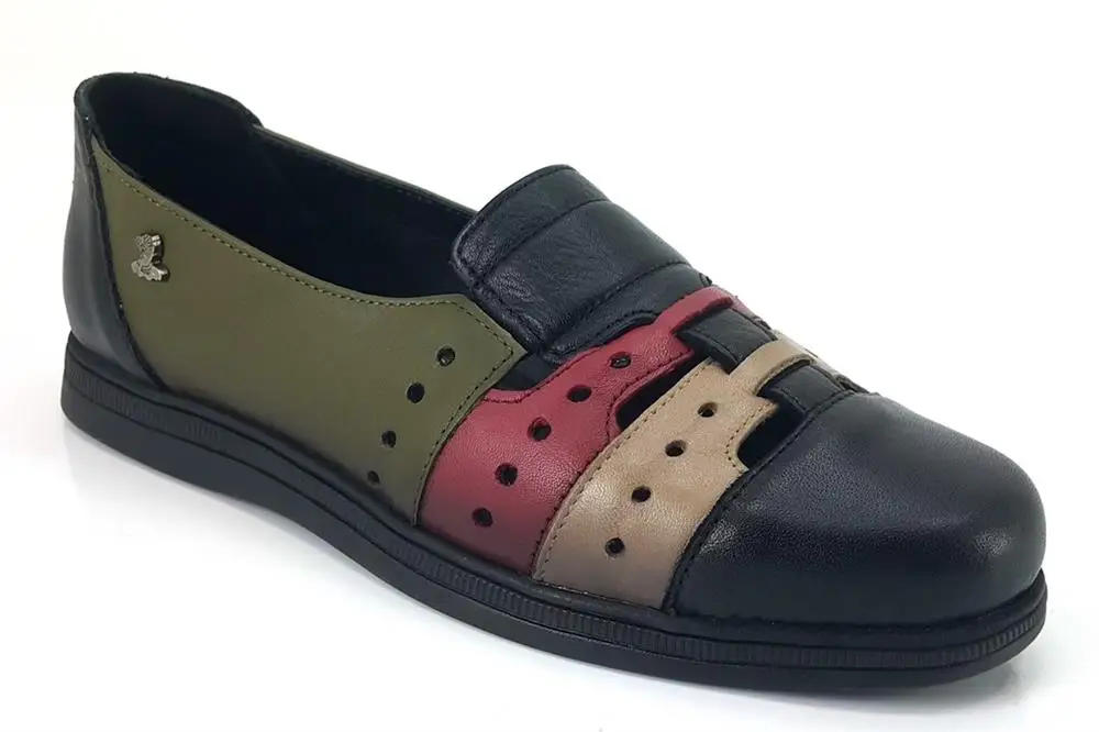

2023 Trending New Season Model Genuine Leather Shoes Personalized And Comfortable Black Venus 1813672 22YA Daily Women's Shoes
