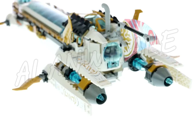 1211 шт. Shinobi Sea Bound Hydro Bounty подводный автомобиль мини-подводные лодки 60086 наборы