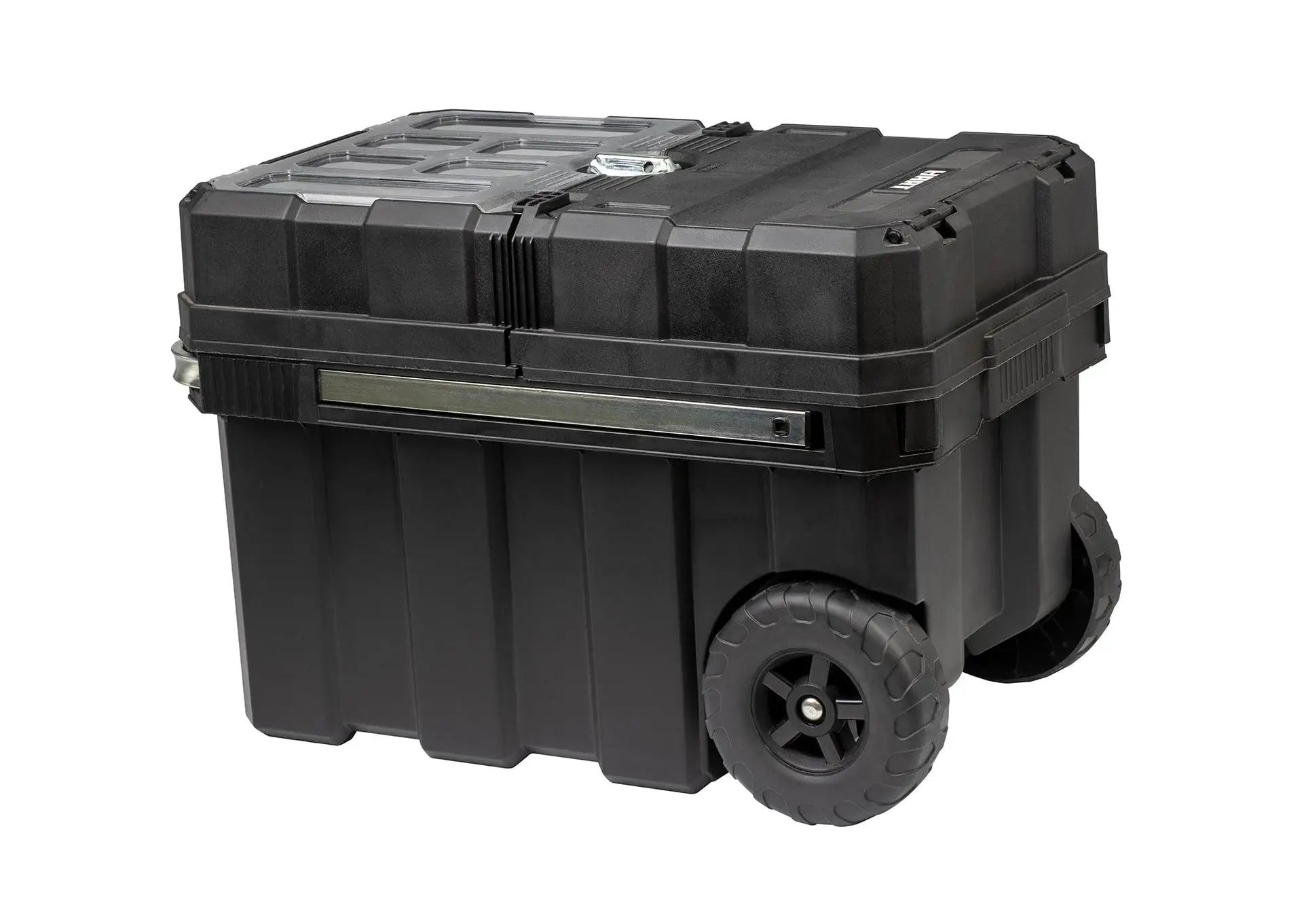 

HART 24in Rolling Tool Box, Portable Black Resin Toolbox